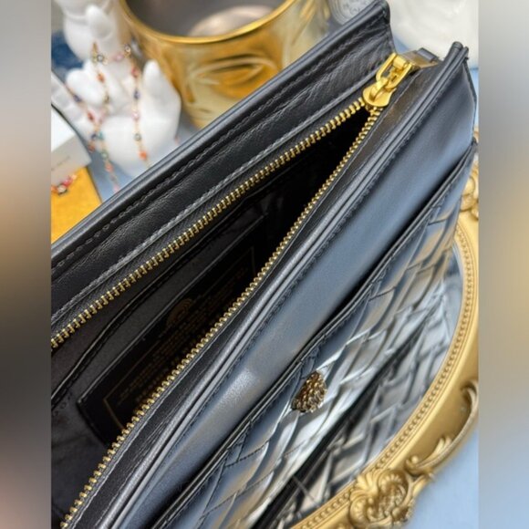 🆕 KURT GEIGER LONDON 🧿 NWT Kensington Leather Satchel - Picture 10 of 14